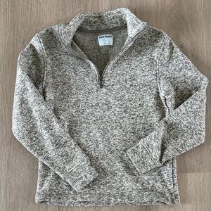 Old Navy Men's Zip-Up Sweater in Marled Gray/Tan - Size Small